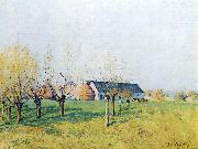 Alfred Sisley Bauernhof zum Hollenkaff oil painting artist